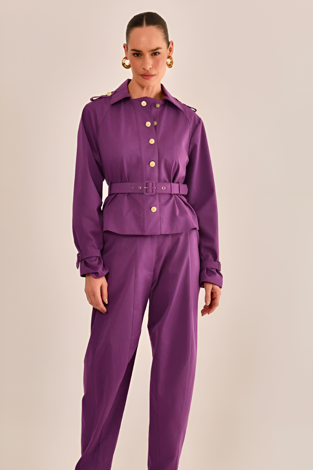 Calça Ully Alfaiataria de Algodão