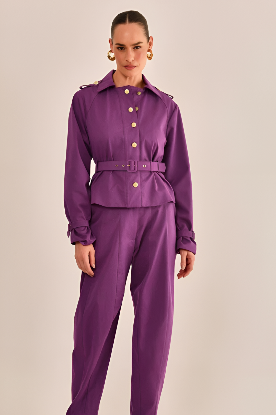 Calça Ully Alfaiataria de Algodão