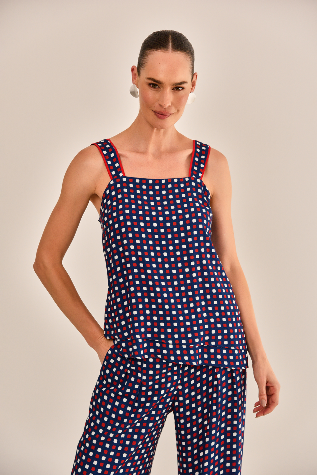 Blusa Afeto Viscose Estampada