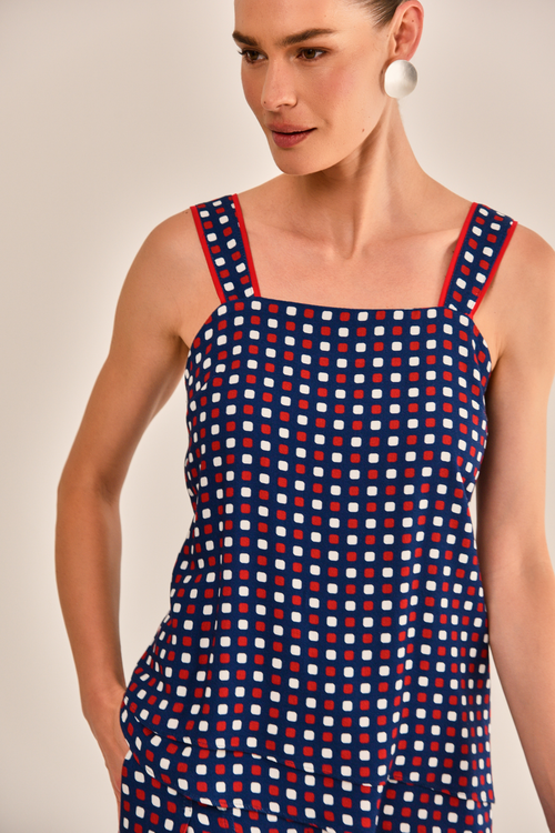 Blusa Afeto Viscose Estampada