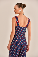 Blusa Afeto Viscose Estampada