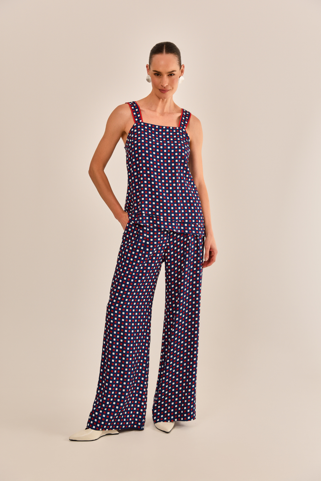 Blusa Afeto Viscose Estampada