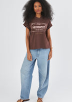 T-SHIRT MALHA DECOTE REDONDO MEMORIES