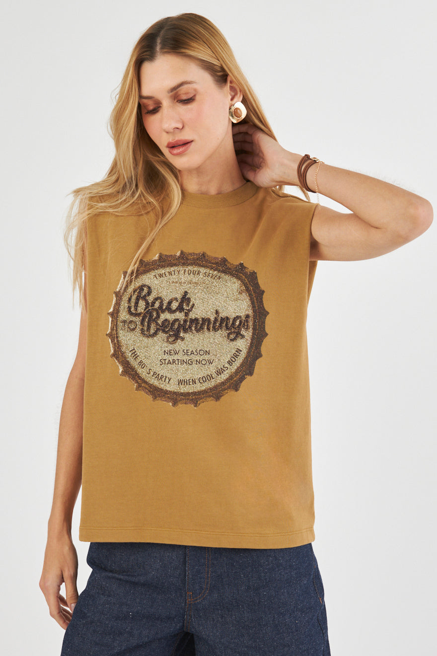 T-SHIRT MALHA BACK TO BEGINNING