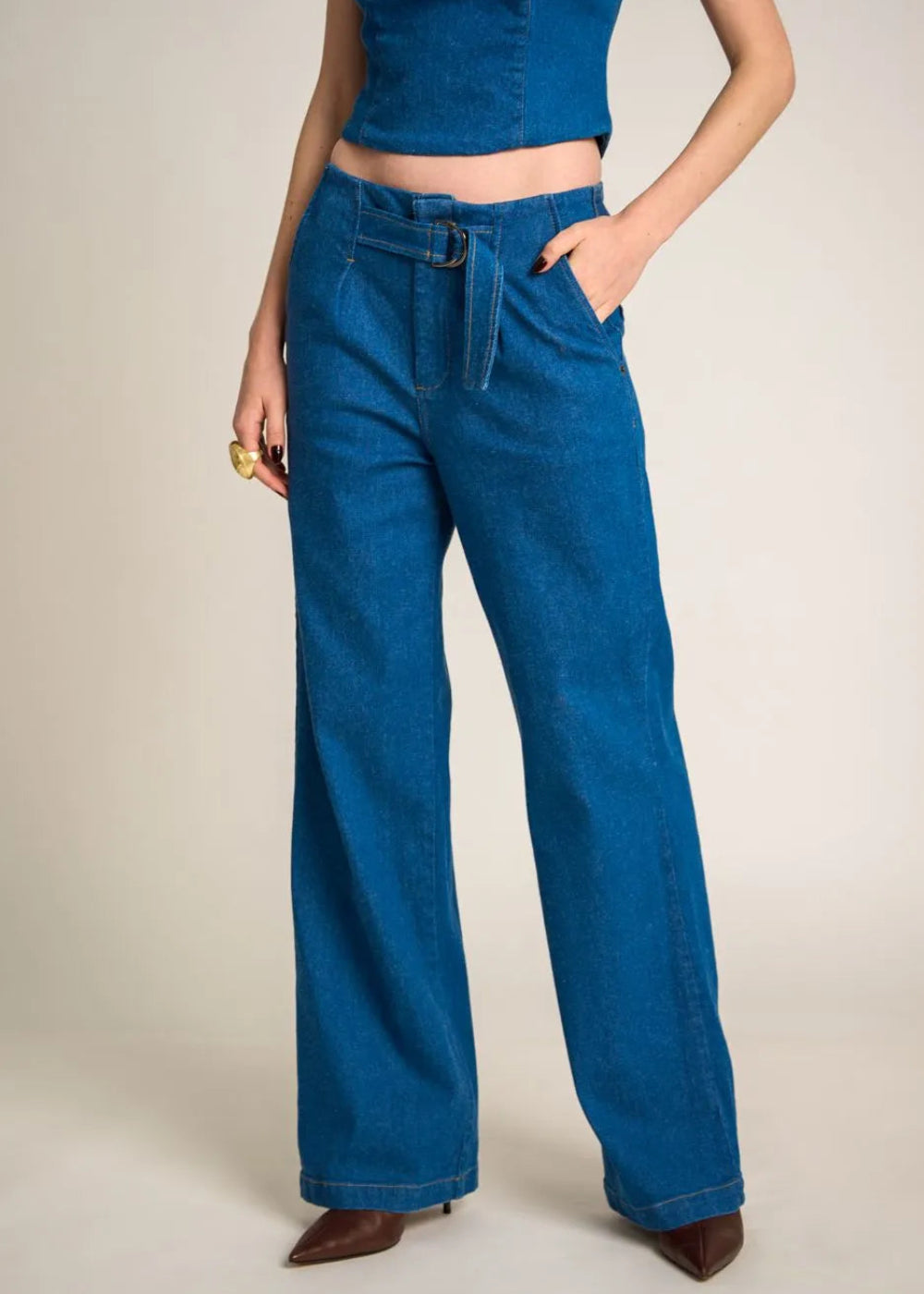 Calça Jeans Reta Jordana