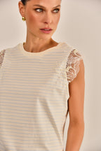 Camiseta Voar Malha Listrada