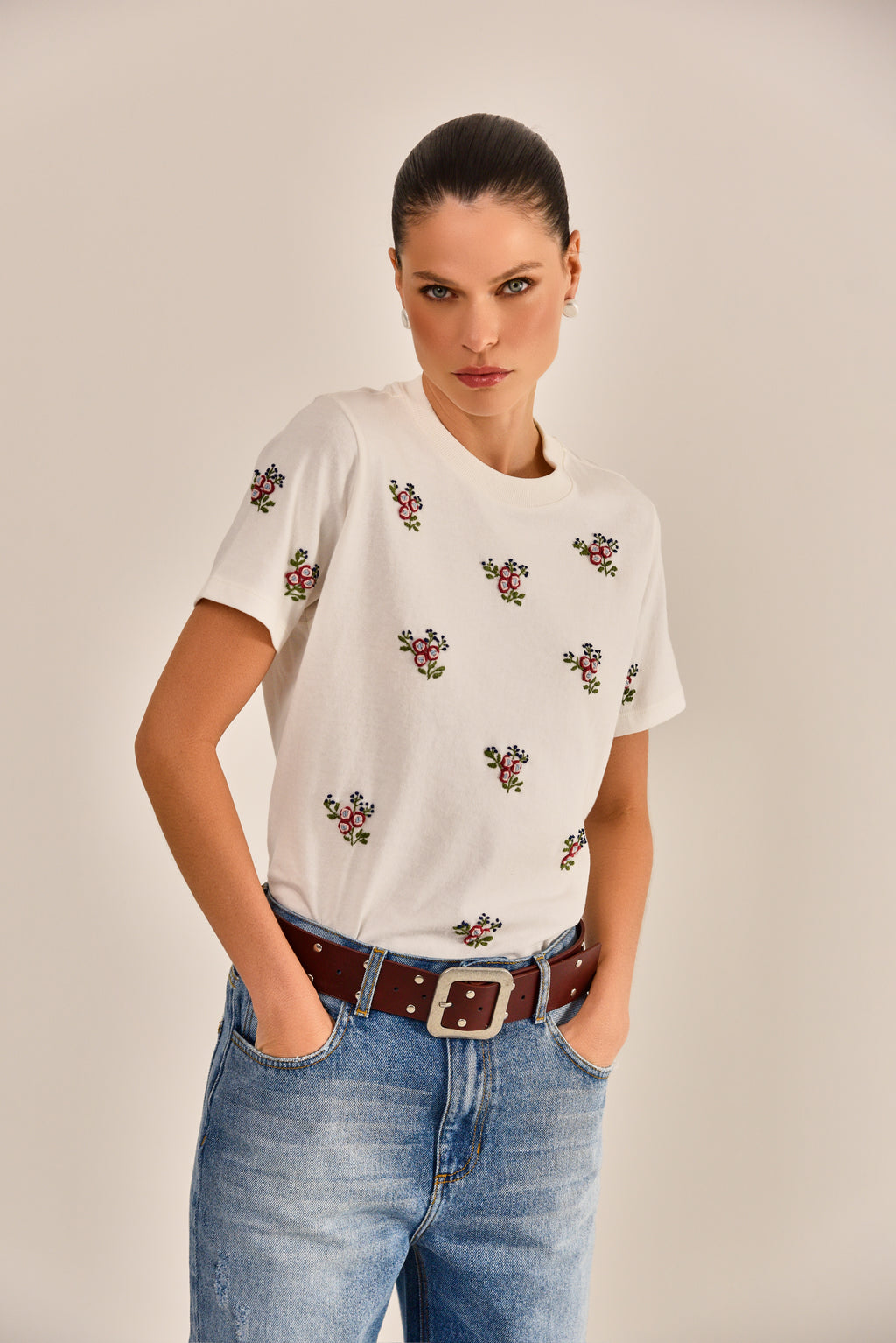 Camiseta Voe Off White