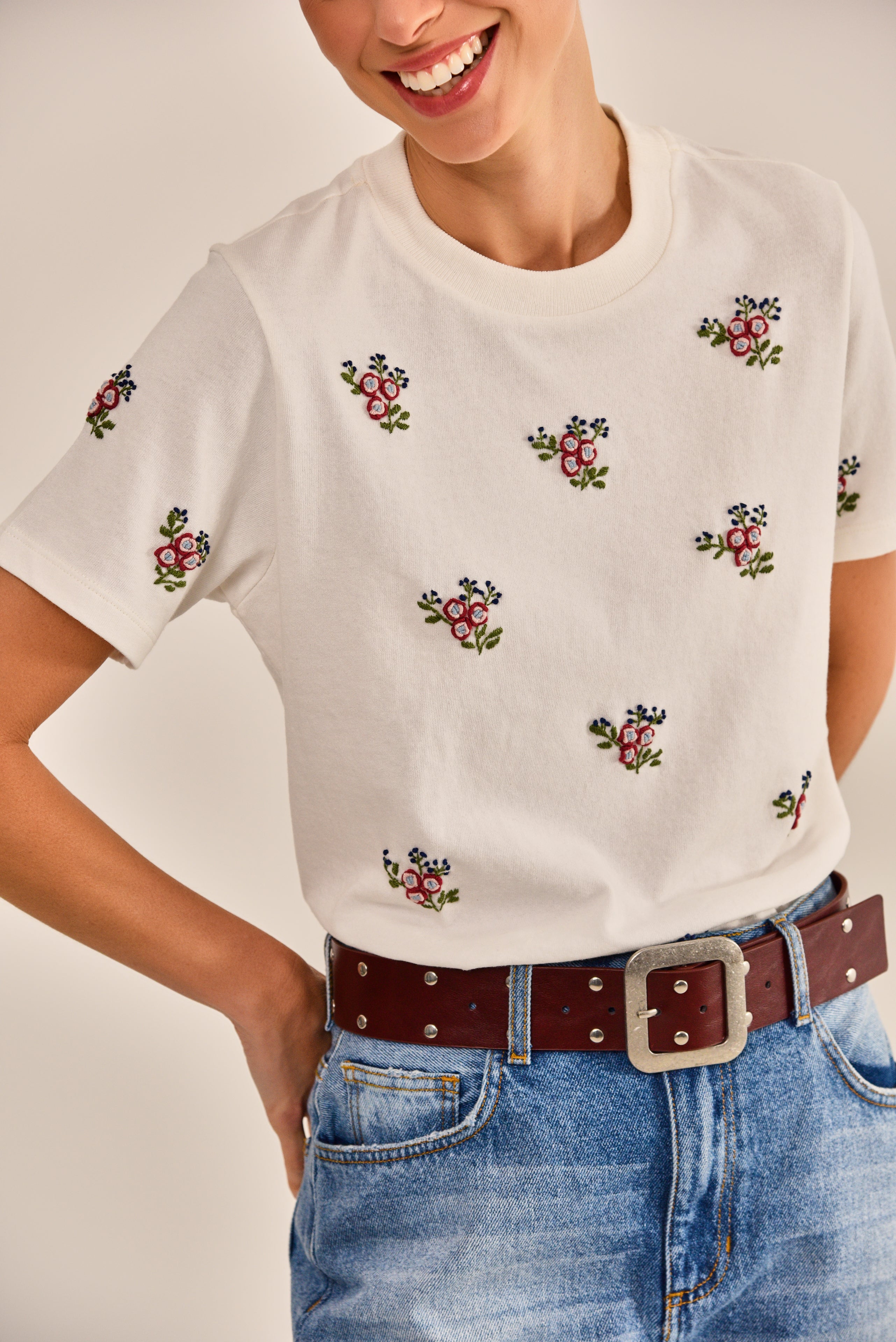 Camiseta Voe Off White