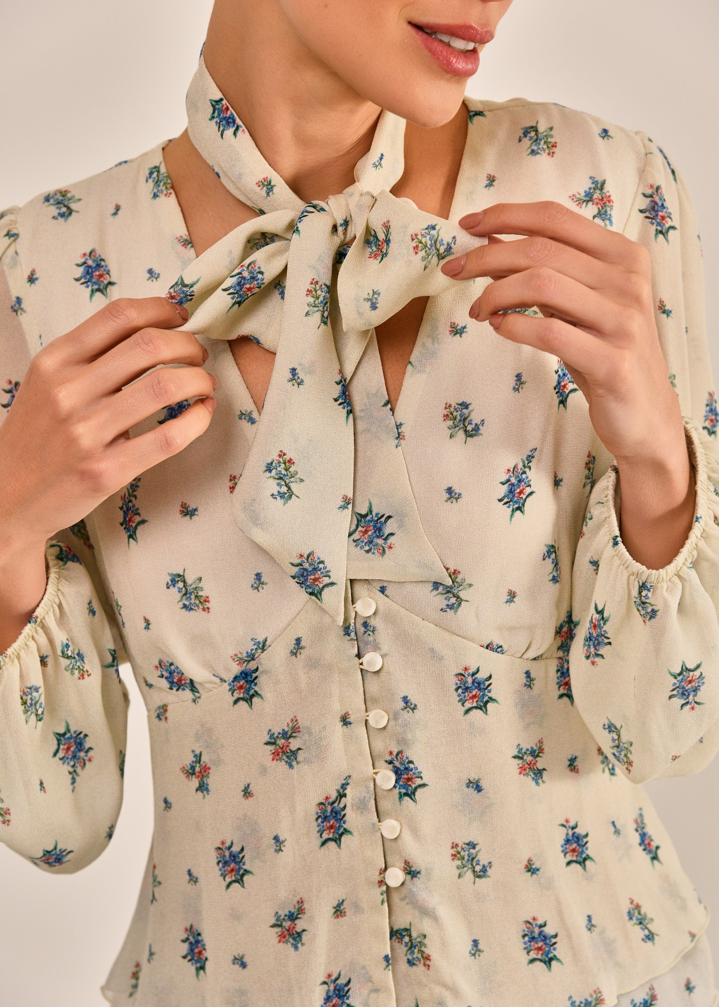 Blusa Ana Laura Crepe de Viscose