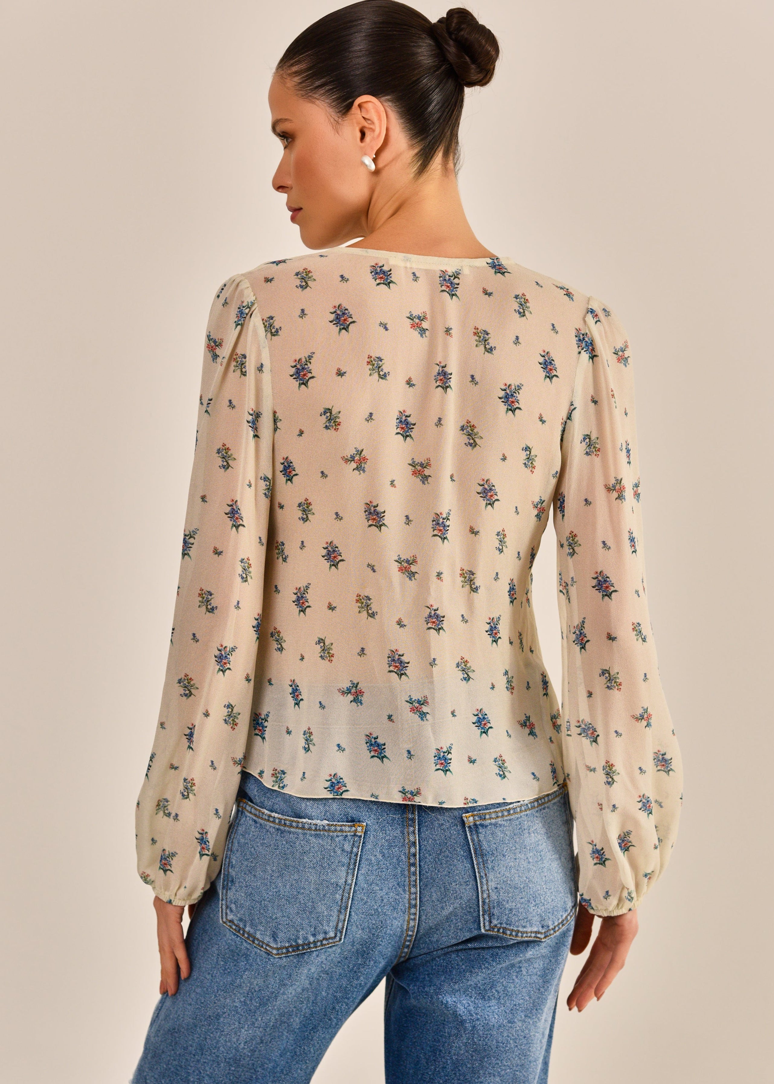 Blusa Ana Laura Crepe de Viscose