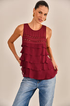 Blusa Adele Vinho