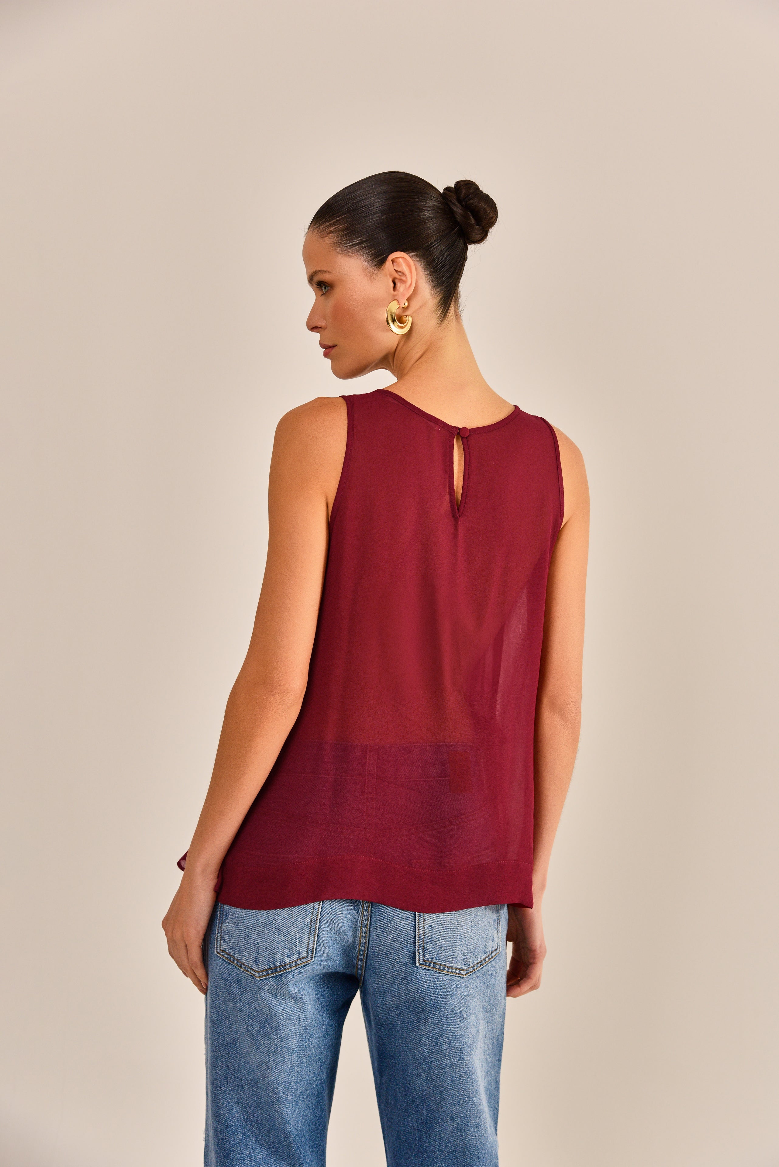Blusa Adele Vinho