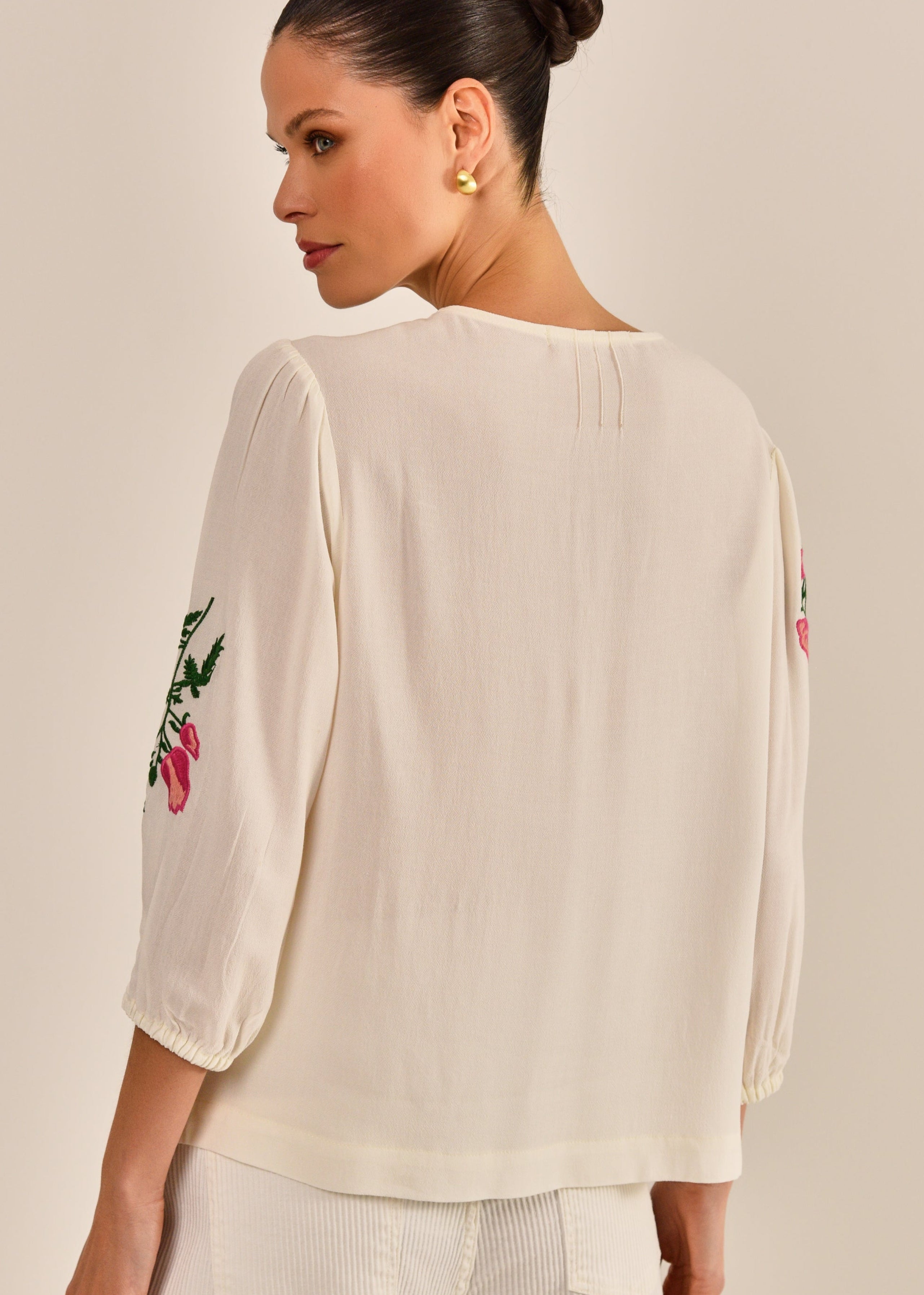 Blusa Ananda Crepe de Viscose