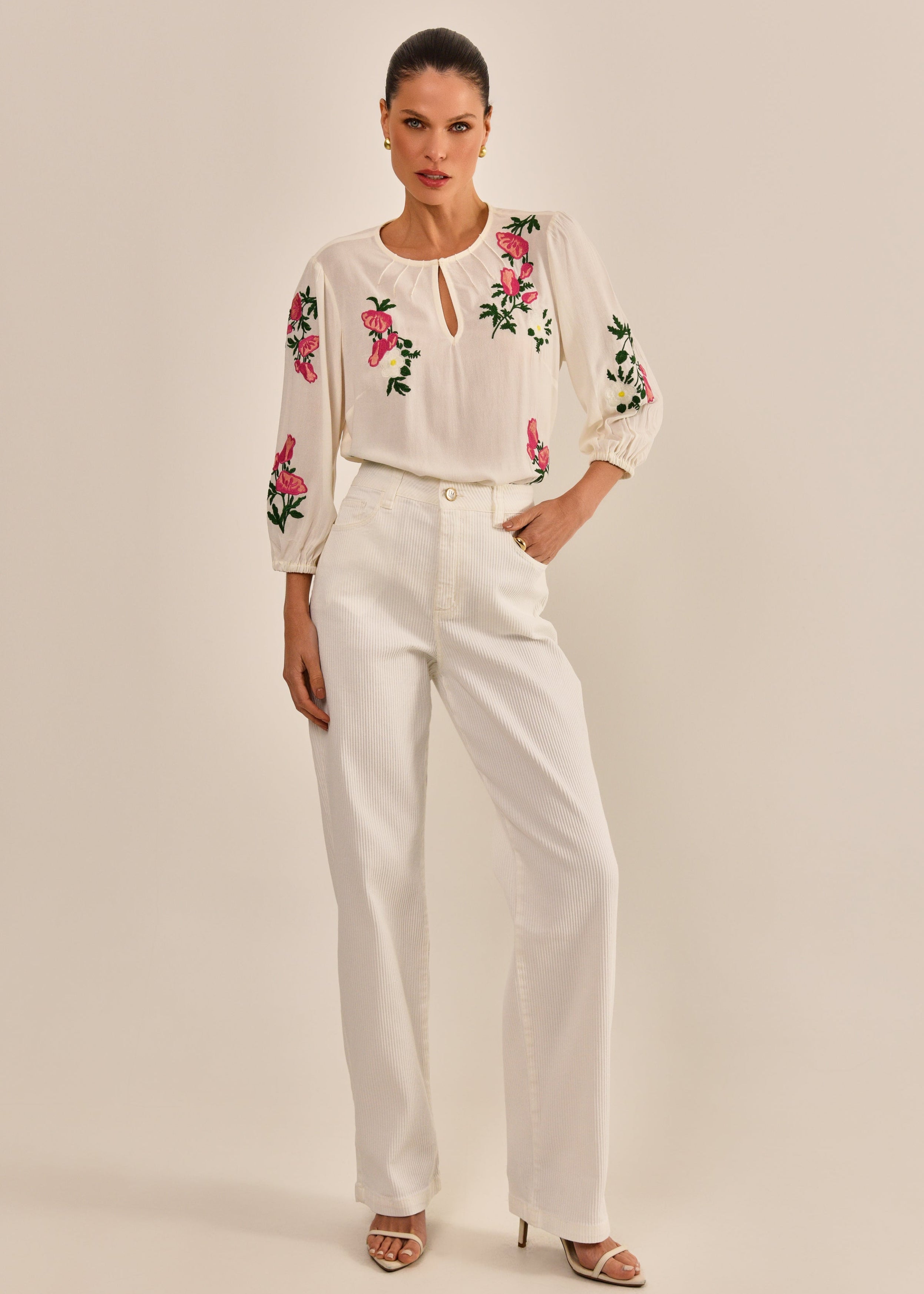 Blusa Ananda Crepe de Viscose