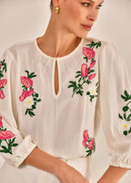 Blusa Ananda Crepe de Viscose