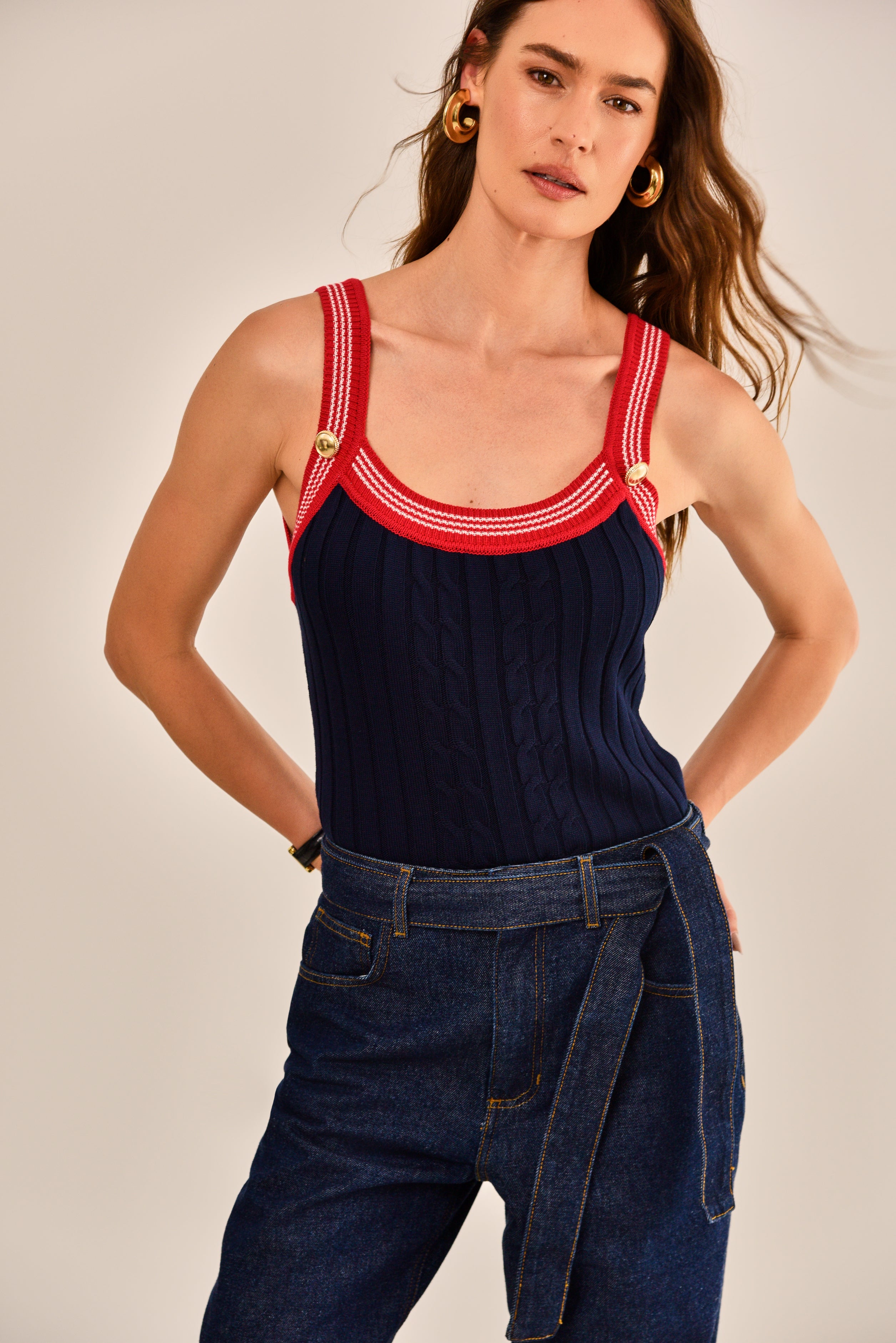 Blusa Tunísia Marinho