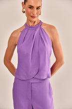 Blusa Zig Lavanda