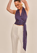 Blusa Aster Malha Estampada