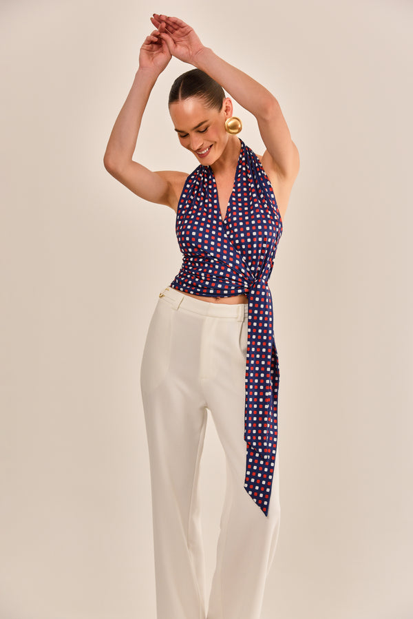 Blusa Aster Malha Estampada