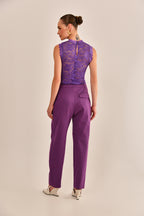 Calça Ully Alfaiataria de Algodão